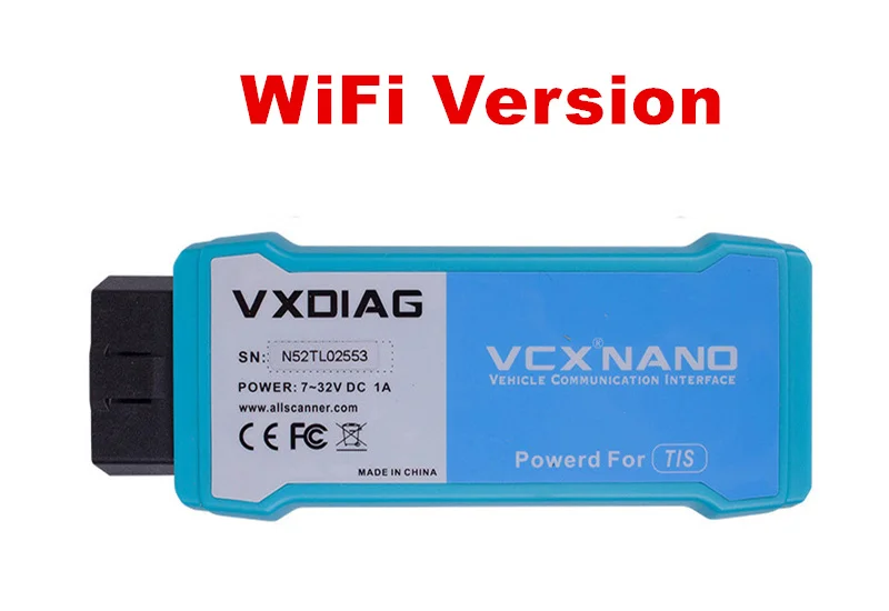 VXDIAG VCX NANO для TOYOTA TIS Techstream V12.00.127 Совместимость с SAE J2534 USB/wifi версия - Цвет: WiFi Version