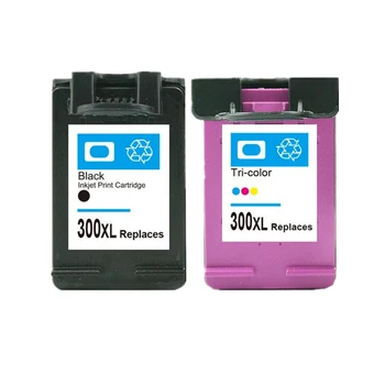 

2x Ink Cartridge Replacement for hp300 XL CC640E, CC643E Compatible For HP Printer Inkjet Cartridge