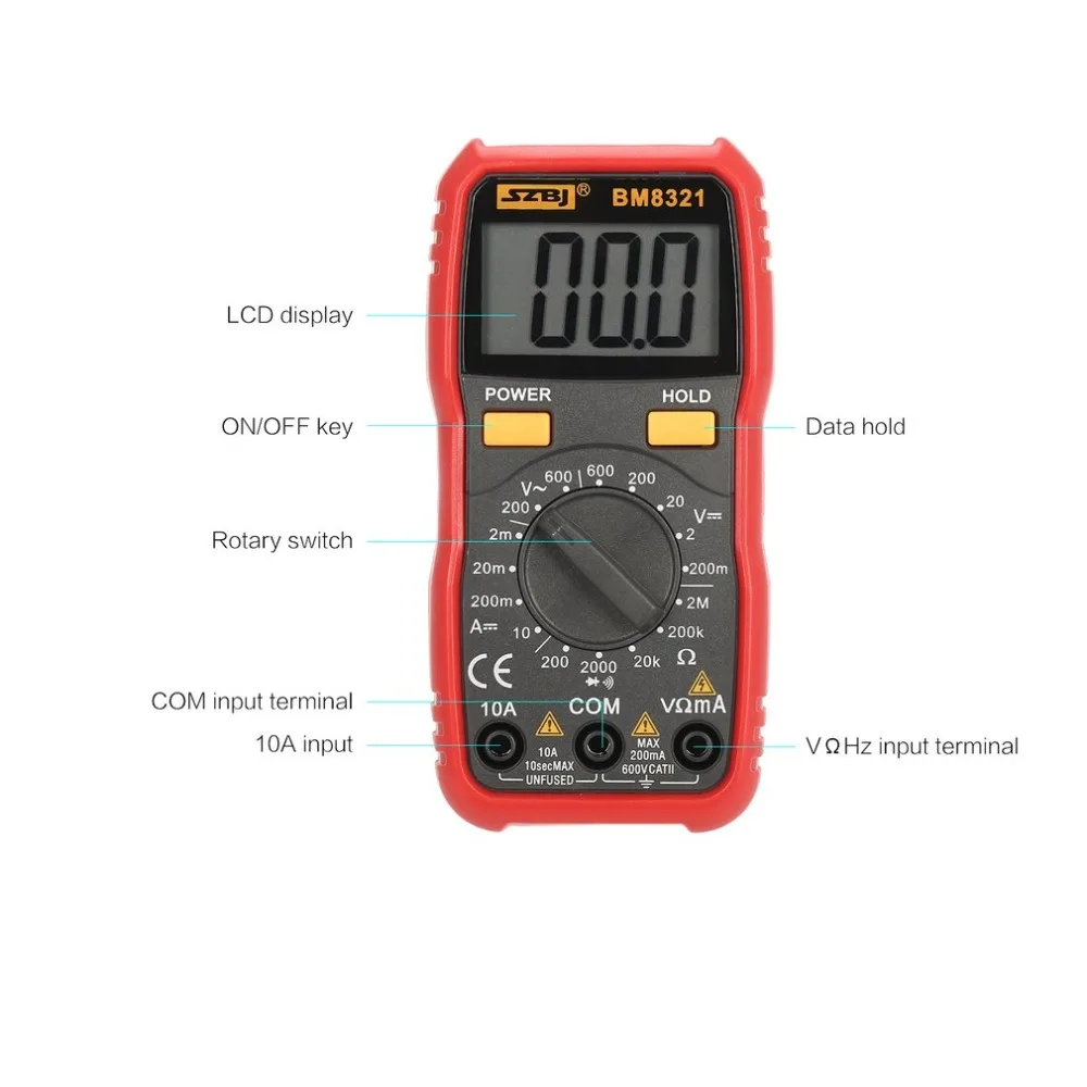 BM8321 мультиметр тестер цифровой щупы для мультиметра digital multimeter mastech lcr