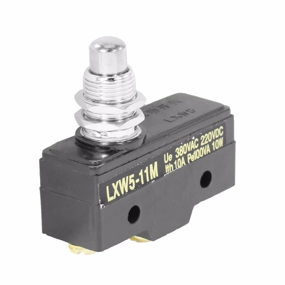 AC 380V 3A SPDT Momentary Plunger Micro Limit Switch LXW5-11M AC 380V 3A SPDT Momentary Plunger Micro Limit Switch LXW5-11M