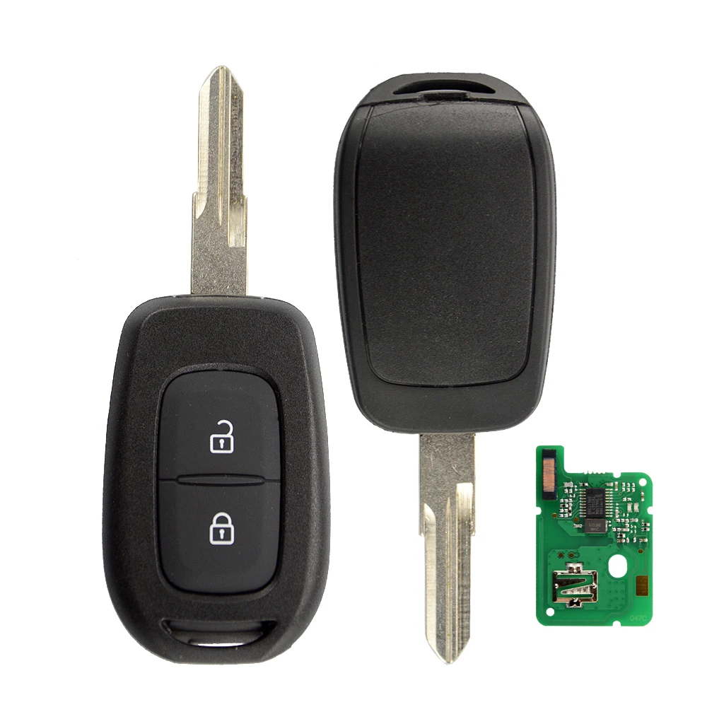 OkeyTech 5 шт./лот 434 МГц 4A PCF7961M чип 2 кнопки VAC102 дистанционный ключ для Renault Sandero Dacia Logan