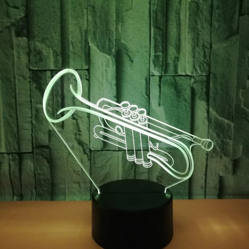 Маленький 3D ночник креативный 3 D лампа визуальное освещение для украшения комнаты рождественский подарок, новинка для малышей