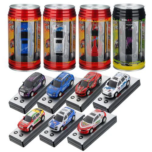

WLtoys Mini Coke Can Speed RC Radio Remote Control Micro Race Random color