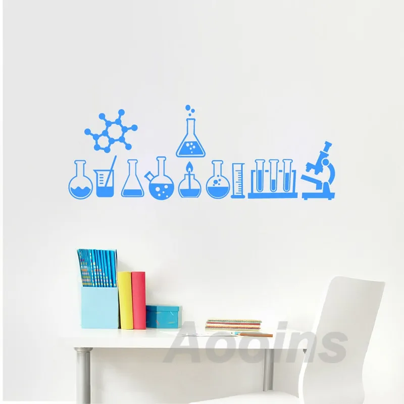 Science Vinyl Wall Decal Study room  Decor