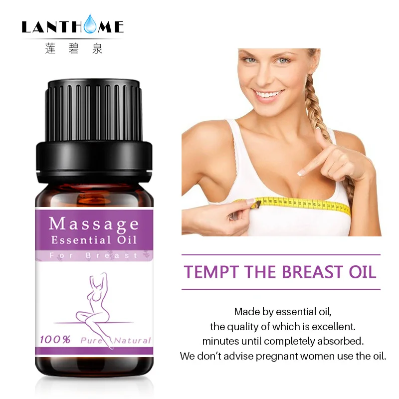 

Lanthome 10ml Plant Natural Breast Plump Essential Oil Grow Up Busty Breast Enlargement Massage Oil Breast Enhancer Massage Oil
