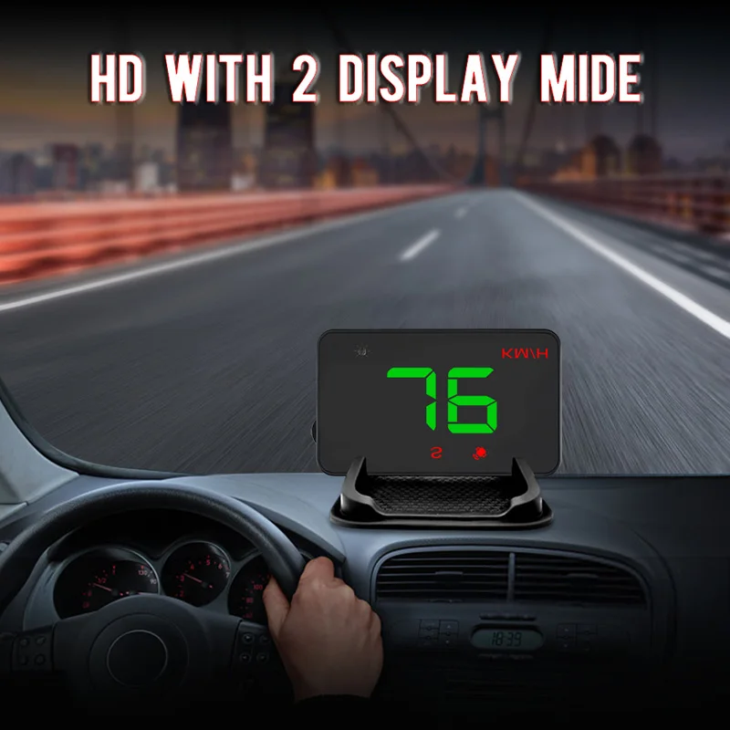 Автомобилей HUD Head Up Дисплей gps Скорость в реальном времени для Универсальный gps Headup Дисплей более Скорость сигнализации A5 Hud Дисплей проектор лобовое стекло