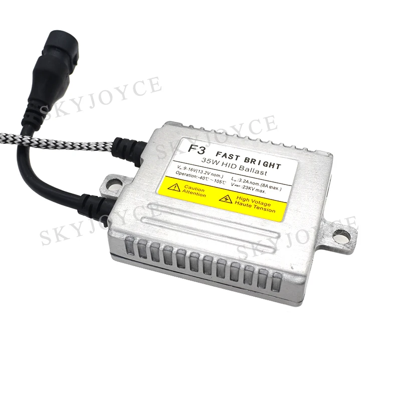 Original AC 35W DLT F3 Fast Bright Quick Start HID Slim Ballast For Car Xenon Light 35W Cnlight Yeaky HeartRay DLT HID Bulb Kit (3)