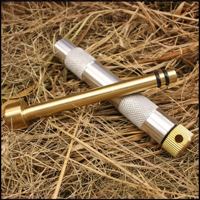 Tanie Przydatne awaryjne podpalaczka Flint mecz lżejsze metalowe Outdoor Camping piesze wycieczki natychmiastowe narzędzie survivalowe bezpieczeństwo trwałe akcesoria