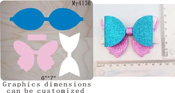 

Small butterfly blue bow die cutting & Wooden dies fit / / MY