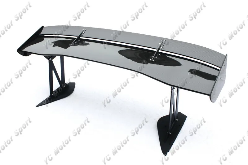 1996-2000  Mitsubishi Evolution 4-6 Voltex Type5 Style GT Wing 1600mm CF with 390mm Aluminum Stand (3)