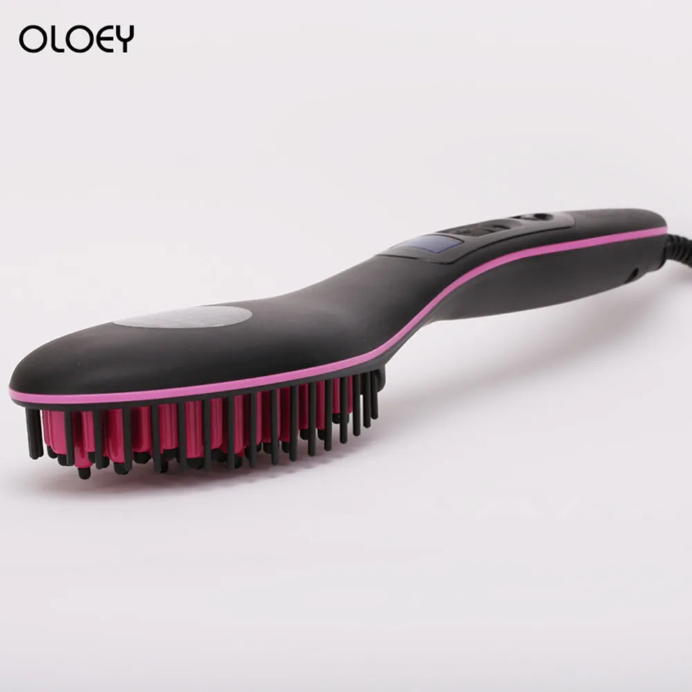 

New Straight Hair Comb Brush Tool For Dry Iron Hair Curl to Straight Hair Shaper Easy to Use