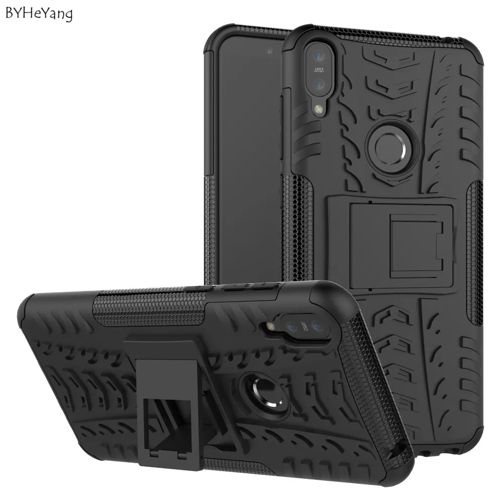 Чехол BYHeYang Для Zenfone Max Pro M1 ZB601KL армированный чехол из поликарбоната и ТПУ