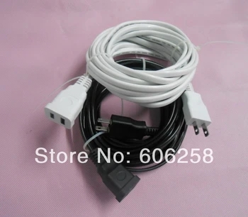 

2pin Power Socket Extension Cord US plug Socket Two wire Extension Cord 10Meter 2PCS