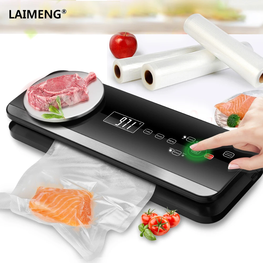 6415.13руб. 49% СКИДКА|LAIMENG автоматический вакуумный упаковщик Sous Vide с вакуумными сумками, упаковочная машина, вакуумный упаковщик, упаковка для кухни, свежей пищи S198|Пищевые вакуумные герметизаторы| | - AliExpress