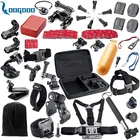 Save 3.58 on LoogDoo for Gopro Hero 5 Accessories Set Helmet Strap Mount Suitable to Go pro Hero5 5s 4 3 SJ4000 SJCAM xiaomi yi 2 Camera TZ02