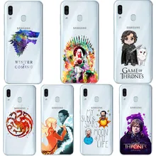 Juego de tronos Daenerys dragón Jon nieve, tyrion lannister, caso suave para Samsung Galaxy A7 2018 A750 A10 A30 A50 A6 A8 más M10 20