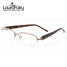 Laura Fairy модные стразы, полуоправы, очки, оправа, элегантная гибкая петля, женские оптические очки для зрения