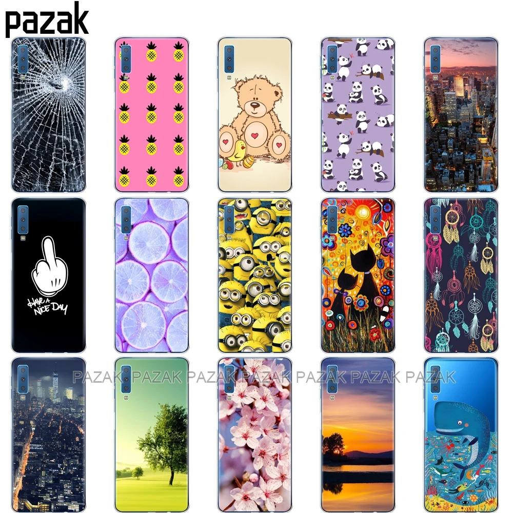 لينة اغلفة السامسونج غالاكسي A7 2018 الهاتف قذيفة الملونة الطباعة جراب لظهر الجوال لسامسونج A7 2018 A750 A750F 6.0 بوصة لينة اغلفة السامسونج غالاكسي A7 2018 الهاتف قذيفة الملونة الطباعة جراب لظهر الجوال لسامسونج A7 2018 A750 A750F 6.0 بوصة