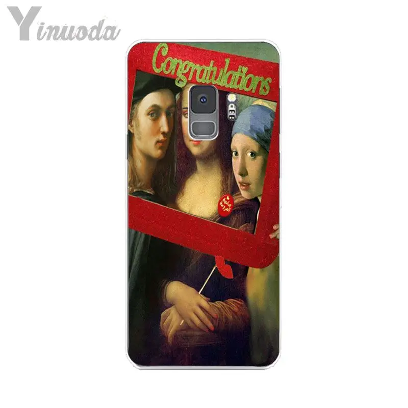 Van Gogh Mona Lisa Funny Art Girl with a pear earing