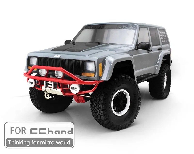 Металлический передний бампер для CChand SCX10 SCX 10 II 90046/90047 cherokee|Детали и аксессуары| |