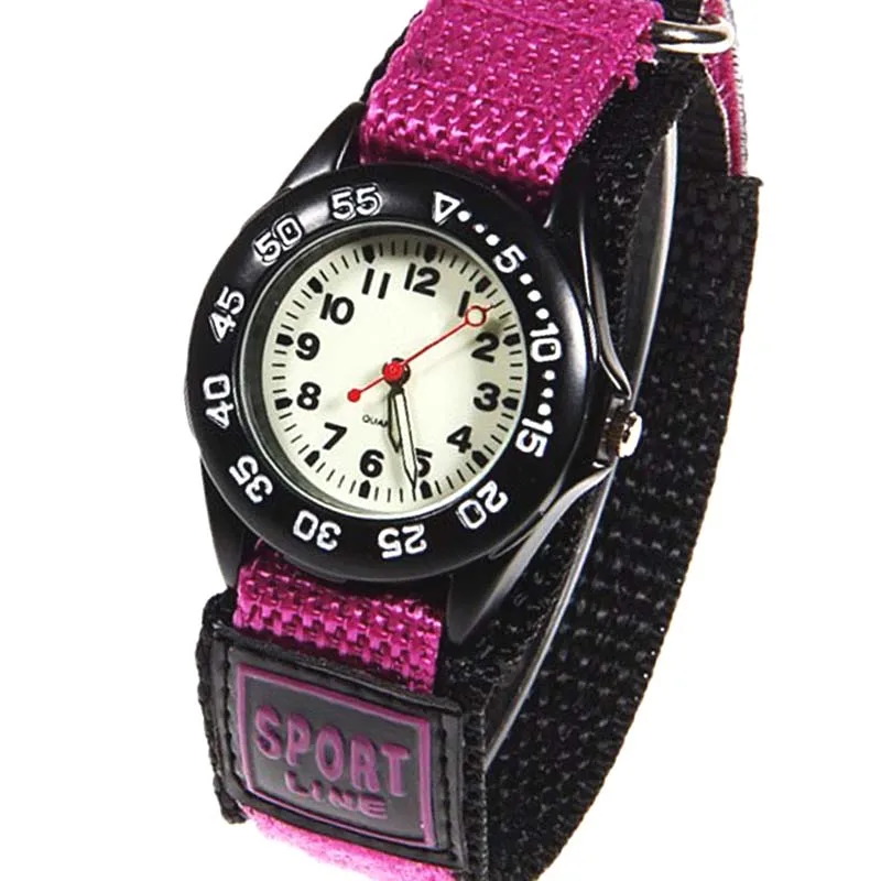 Students Luminous Watches New Nylon Strap Climbing Military Quartz Wrist Waterproof Strong Kids | Наручные часы