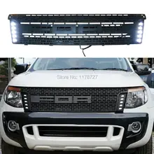 FREE SHIPING FOR 12 13 14 RANGER T6 FRONT RAPTOR BLACK LIT GRILLE GRILL XLT PX UTE WILDTRAK RANGER GRILL 2012-2015 HIGH QUALITY
