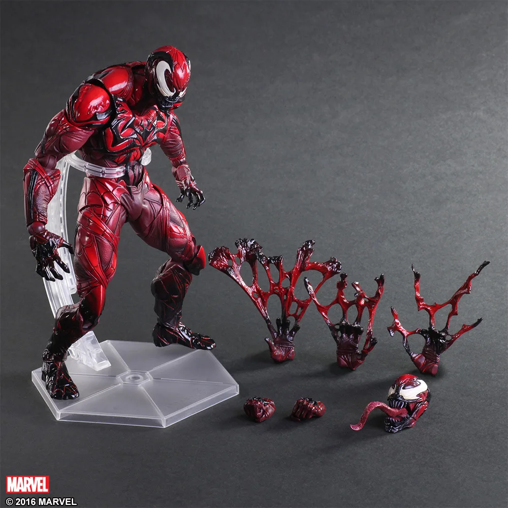 PLAY ARTS 27 см красный Веном фигурка модель игрушки|Игровые фигурки и трансформеры| |