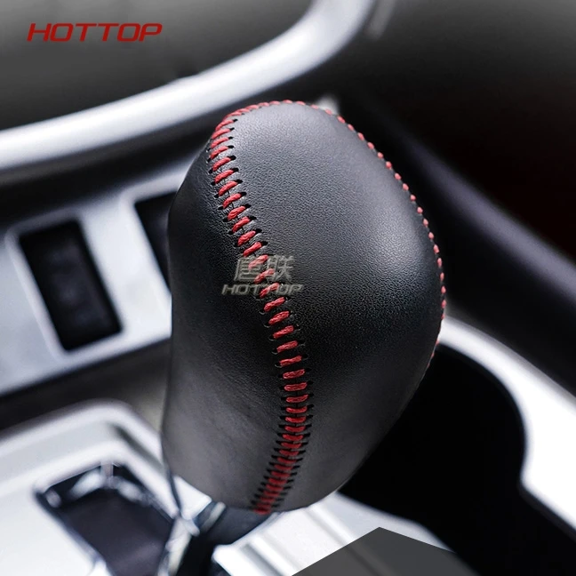 

leather shift knob handle Cover for nissan murano 2015 2016 2017 2018 z52 car styling