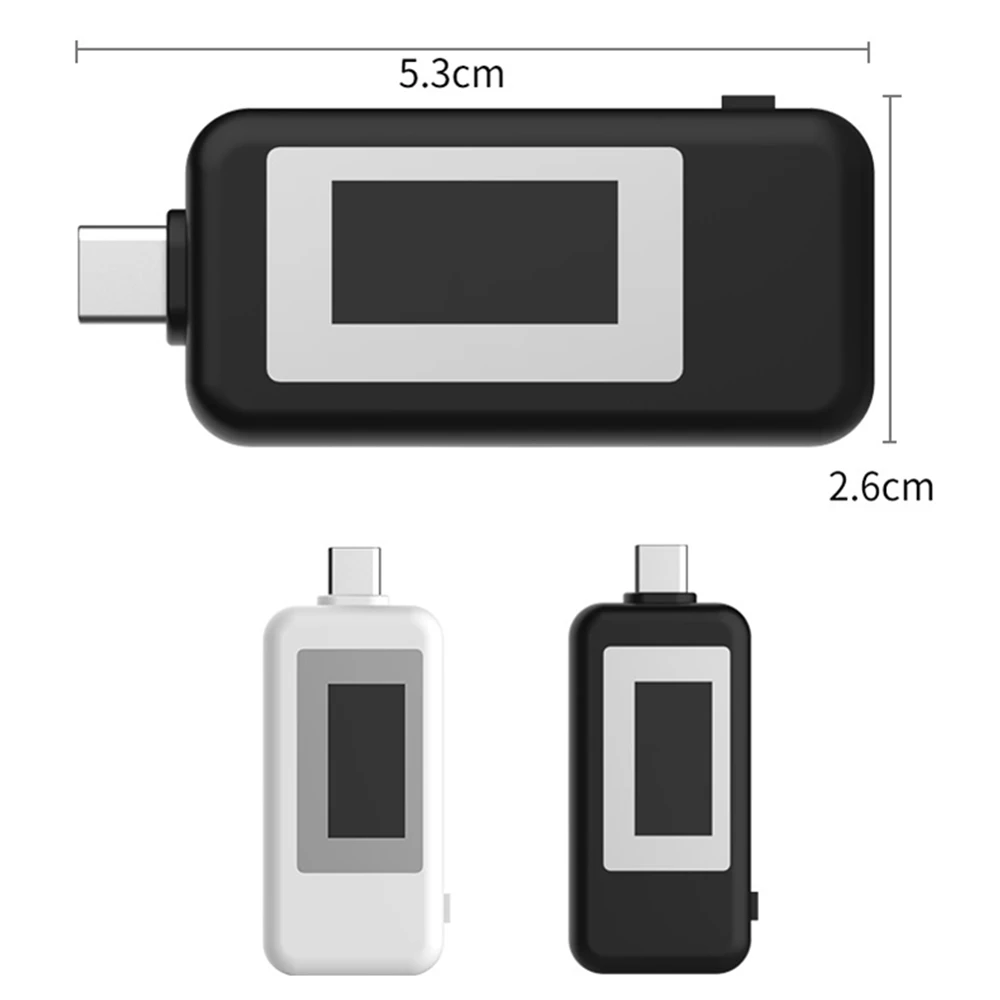 Тип-c USB Тестер DC Цифровой вольтметр USB-C напряжение измеритель тока Амперметр детектор Тип C зарядное устройство индикатор USB C