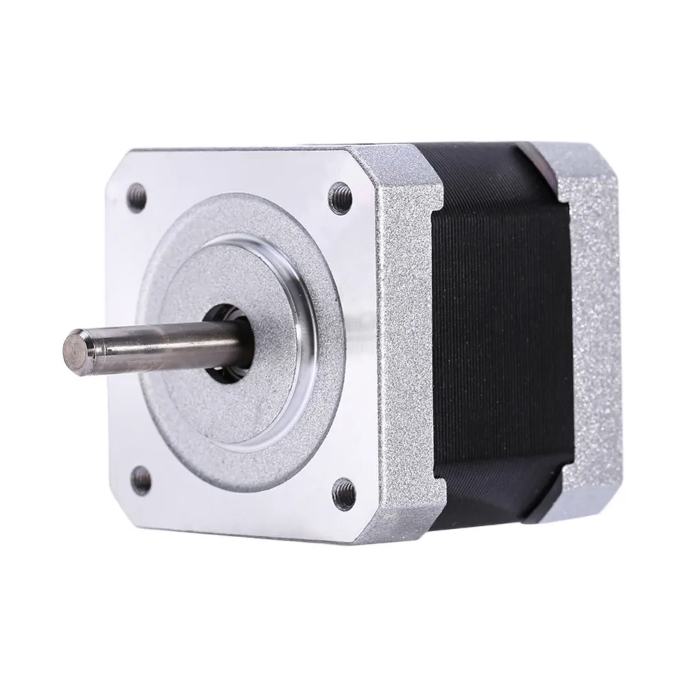 DC12V CNC Nema17 Hybrid 2-Phase 4000g.cm 4-Lead 1.8 Degree Stepper Motor New