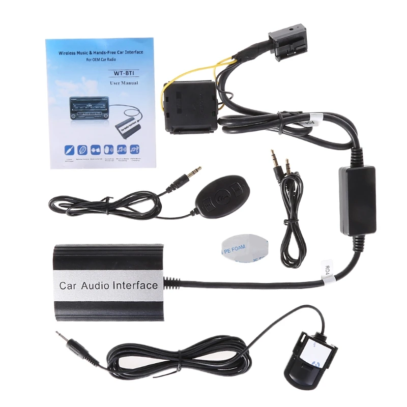 

Handsfree Car Bluetooth Kits MP3 AUX Adapter Interface For RD4 Peugeot CITROEN Automobiles Bluetooth Car Kit Car Accessories