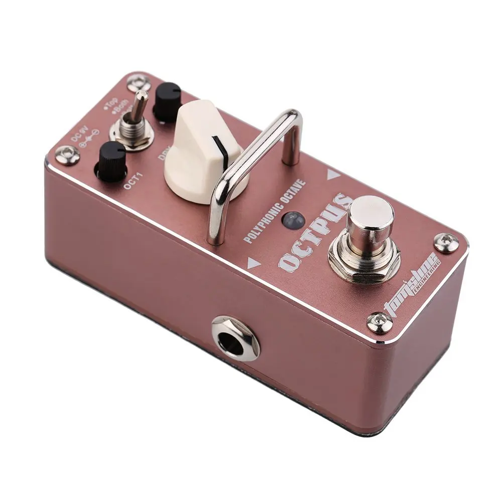 AROMA AOS-3 Octpus Electric Guitar Pedal Polyphonic Octave Guitar Effect Pedal Mini Single Effect Guitar Parts & Accessories AROMA AOS-3 Octpus Electric Guitar Pedal Polyphonic Octave Guitar Effect Pedal Mini Single Effect Guitar Parts & Accessories
