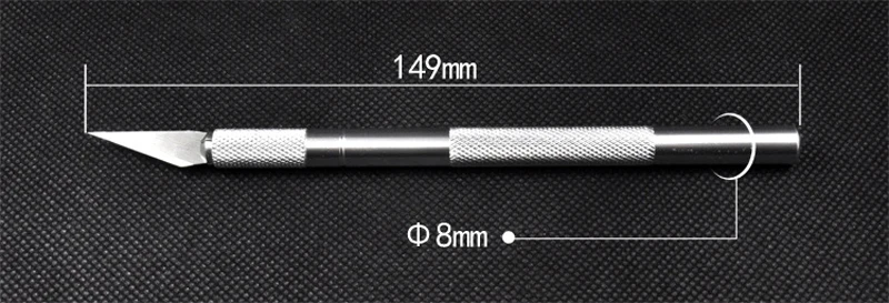 DIY Carving Knife Polymer Clay Crafts Carving Pottery Ceramics Sculpting Tool Wooden Leathercraft Paper Knife 6 Blades