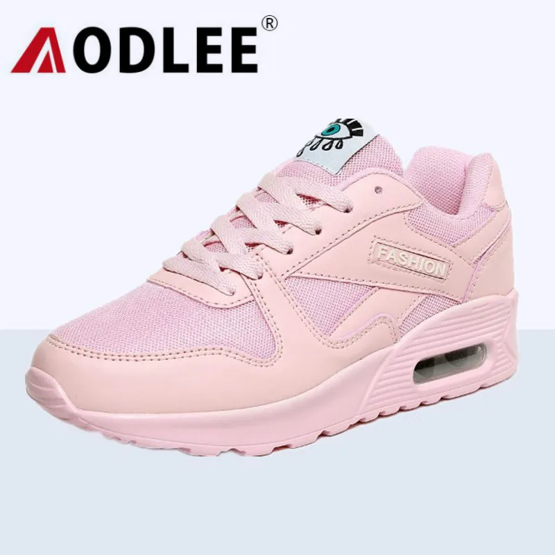 

AODLEE Fashion Sneakers Women Trainers Breathable Mesh Vulcanize Shoes Woman Leather Casual Shoes Women Flats Zapatillas Mujer
