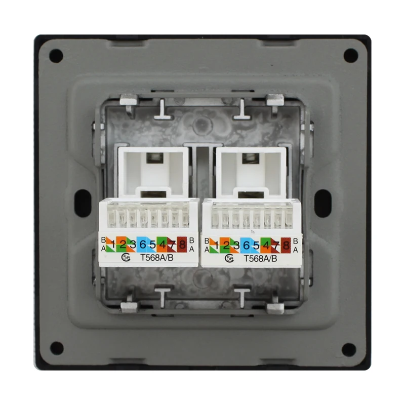 RJ45+RJ45 Wall socket pic 4