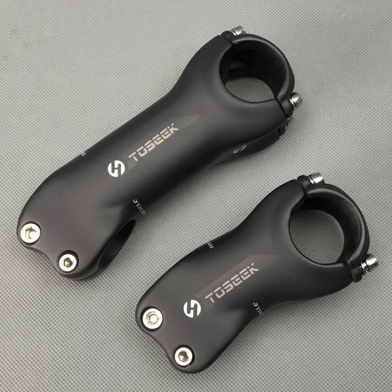 

HOT 1pcs Carbon Fiber Racing Bicycle Stem MTB Carbon Bike Parts Stem matt UD Full Carbon Fibre 17/6 Degrees BicycleStem