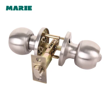 

Stainless Steel Lock Round Ball Door Knobs Handles Passage Entrance Lock For Home Security Door Bedroom