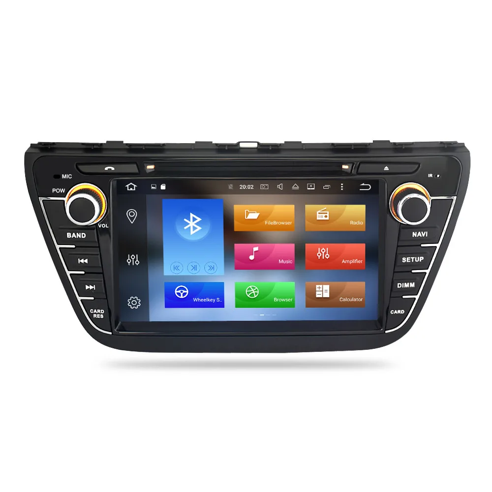 Ips экран Android 9,0 автомобильный Радио навигатор для Suzuki SX4 S-Cross dvd-плеер gps Мультимедиа wifi стерео головное устройство