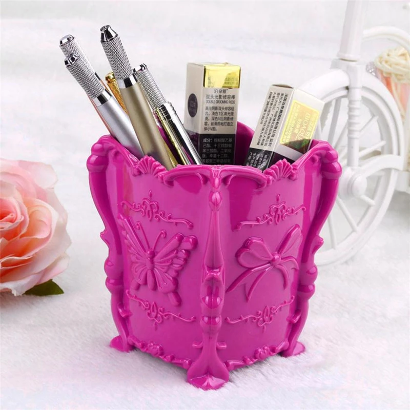 New Creative popular Makeup Storage Box Case Holder Brush Pen Organizer Acrylic Clear New  Practical  Wear-resistant hot  C0302 09