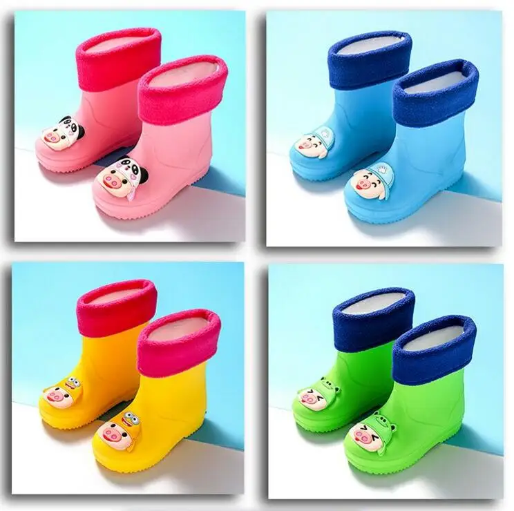 Envío Gratis botas para niños zapatos de caucho para niñas primavera de lluvia para niños altos para bebés botas para niños zapatos niños 76|Botas| - AliExpress