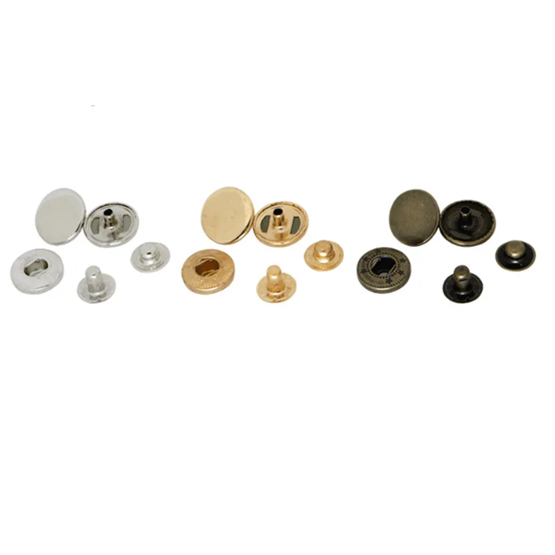 Металлические латунные кнопки для шитья 10/12/15 мм 50 компл./лот|snap fastener|button snap
