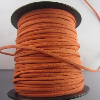 

Blue Orange Faux Suede Velvet Cord Fit Bracelet /Beading/Thread/Cord 100yards DIY Jewelry Making Handmade Accessories Gift Z2992