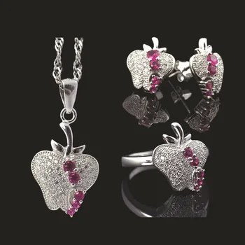 

100% Pure S925 Sterling Silver Necklace Pendant Jewelry,Wholesale Fashion S925-Sterling-Silver Jewelry Set With Certification