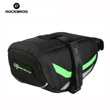 ROCKBROS Outdoor Sport Cycling Mountain Bike Back Seat Bicycle Rear Bag Nylon Saddle Bag Tail Pouch Package, Bike Accessories