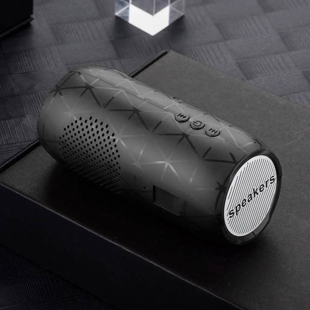 New Portable Wireless Bluetooth Speaker Stereo Sound Bar TF FM Radio Subwoofer Column Speakers for Computer Phones#T2