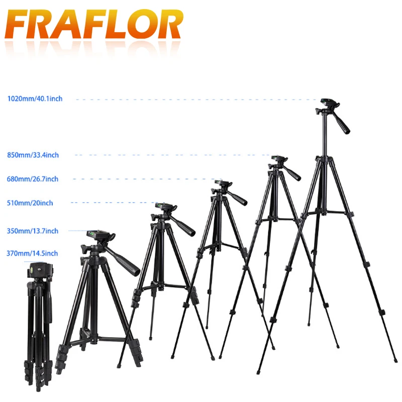 

Lightweight Portable Travel Aluminum Alloy Camera Tripod Carry Bag for Canon Nikon Sony DSLR Telephoto Lens Recorder Camcorder