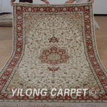 Yilong 6'x9 Восточный ковер из шерсти гостиная персидский изысканный ручной работы, восточные Половик(1473