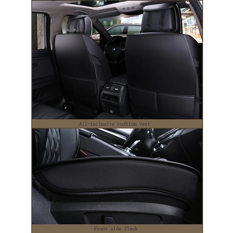 Wlmwl универсальный кожаный чехол автокресла для BMW Все модели f30 f10 e46 x5 e70 x1 x3 e39 x4 f11