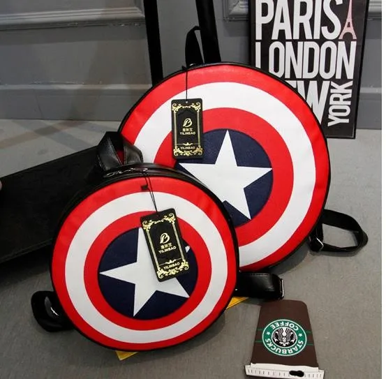 

2019 Travel Shoulder Bag Captain America Backpack High-Capacity Relaxation Bag Men and Women Small Backpack