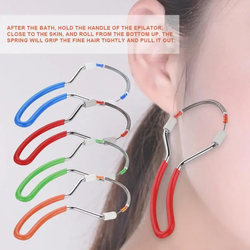 

Facial Hair Epilator Removal Anti Aging Face Care Portable Traditional Chinese Facial Device Plastic Stainless Steel DIY Beauty